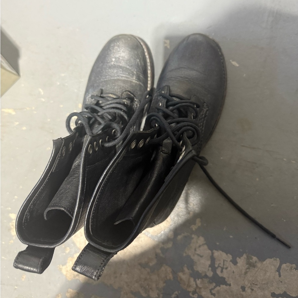 Frye Laced leather boots
